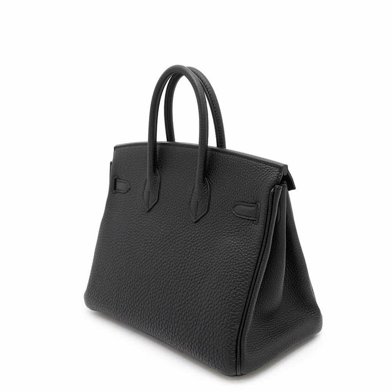 エルメス バーキン25 ブラック/ゴールド金具 トゴ U刻印 HERMES Birkin ハンドバッグ 黒