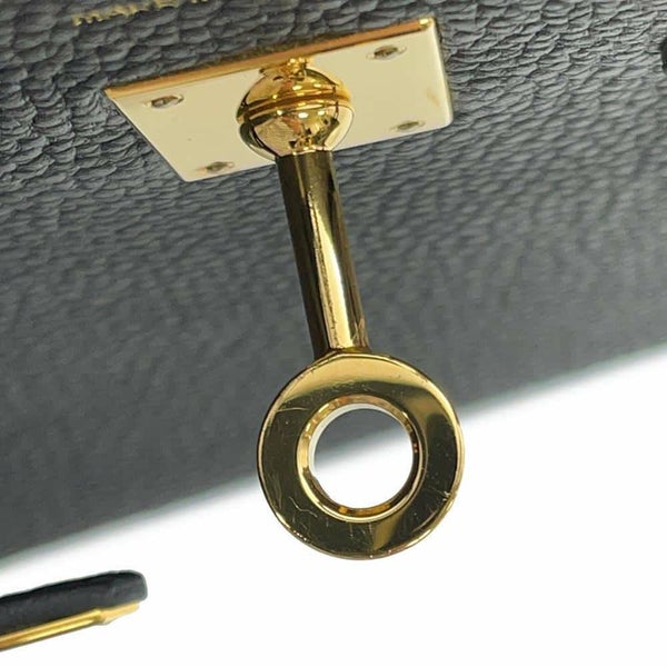 エルメス バーキン25 ブラック/ゴールド金具 トゴ U刻印 HERMES Birkin ハンドバッグ 黒