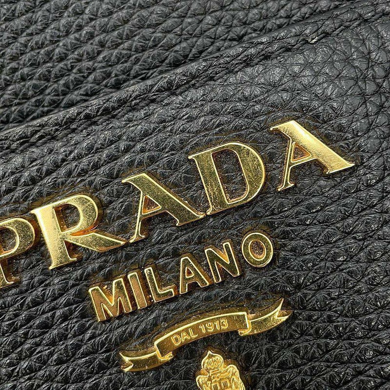 プラダ ショルダーバッグ レザー 1BE066 PRADA 黒