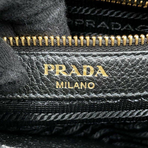 プラダ ショルダーバッグ レザー 1BE066 PRADA 黒