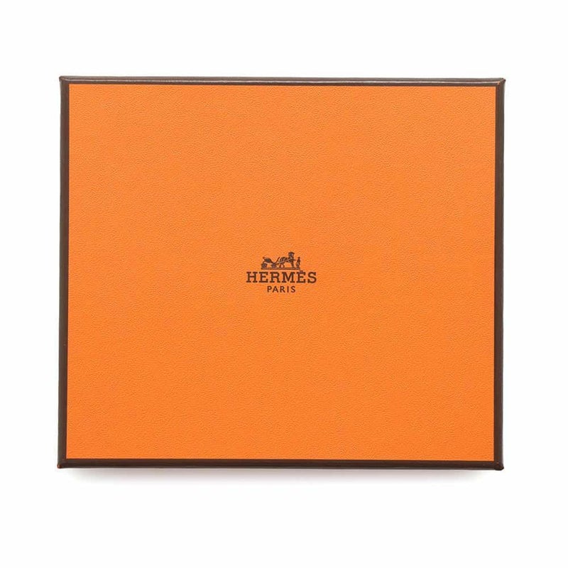 エルメス コインケース アザップコンパクト シルクイン ローズテキサス/シルバー金具 エプソン U刻印