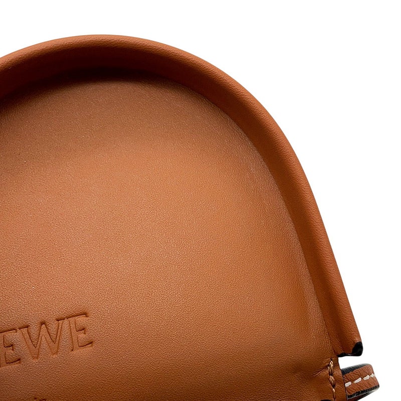 ロエベ コインケース ヒールポーチ ミニ 小銭入れ レザー 109.54.T15 LOEWE ショルダーバッグ ポーチ ブラウン