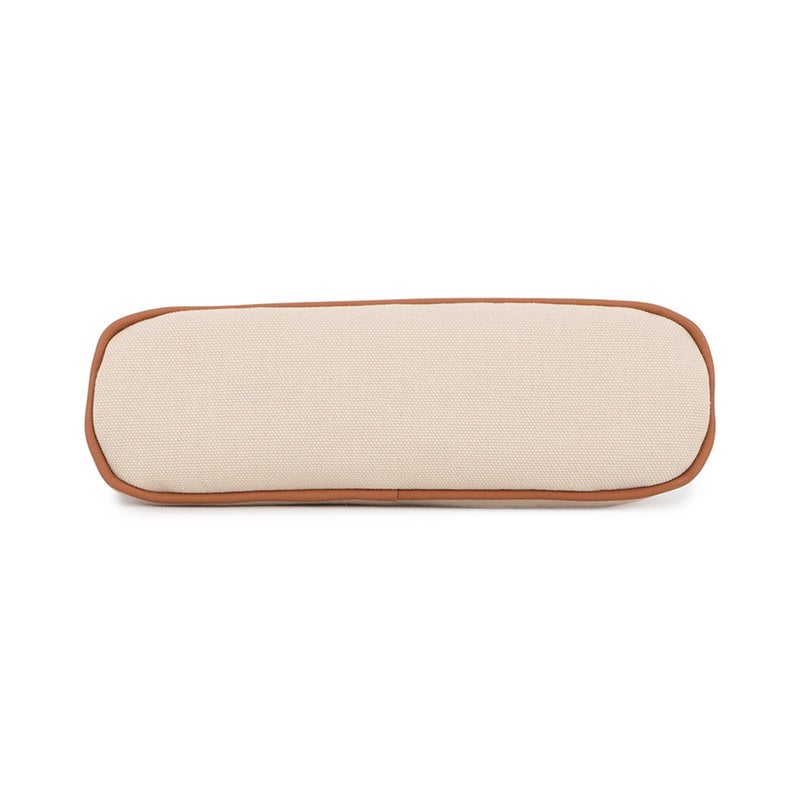 エルメス ポーチ ボリードポーチ ミニ ベージュ/シルバー金具 キャンバス HERMES 小物入れ