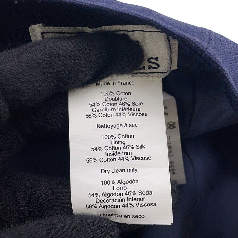 エルメス キャップ デイビス サンシャイン コットン キャンバス サイズ59 HERMES 帽子