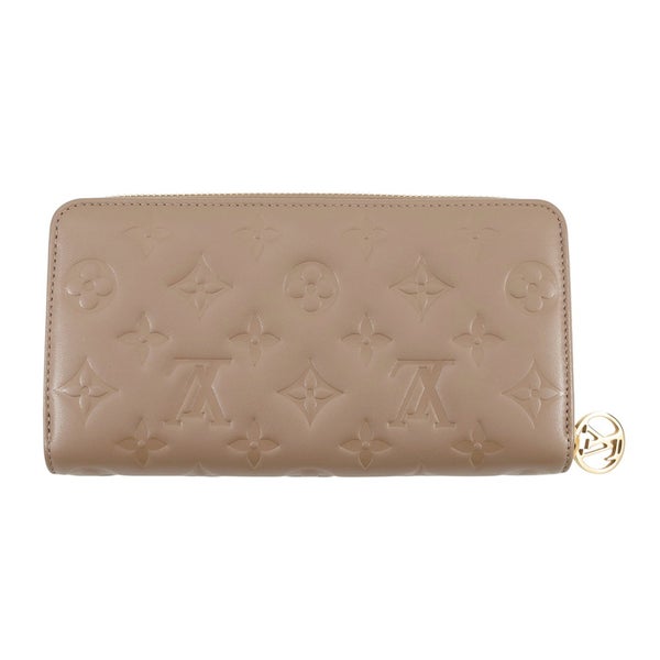 ルイヴィトン 長財布 モノグラム・ラムレザー ジッピー・ウォレット M81511 LOUIS VUITTON グレージュ