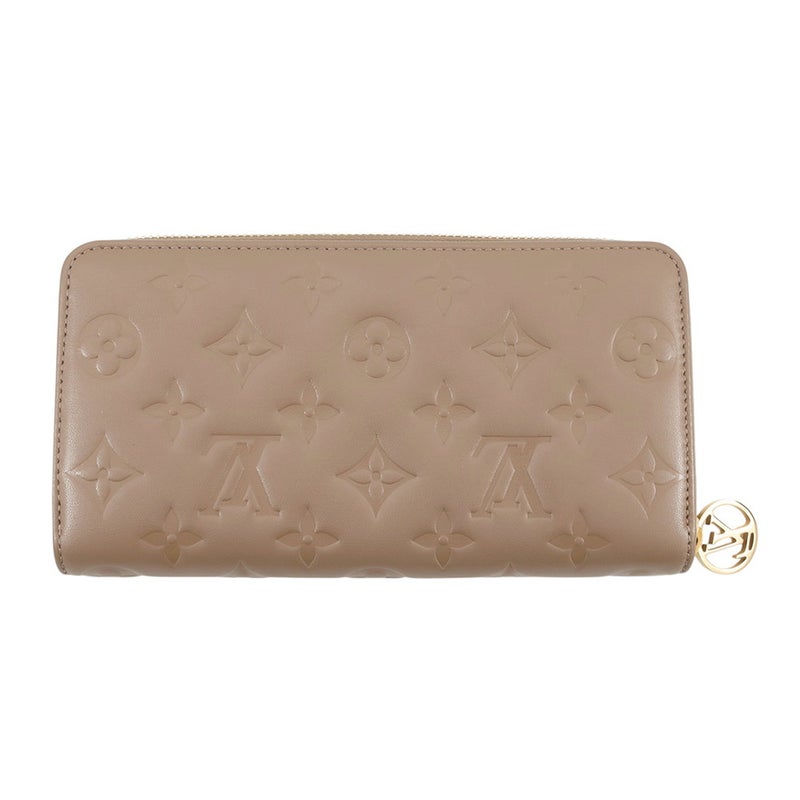 ルイヴィトン 長財布 モノグラム・ラムレザー ジッピー・ウォレット M81511 LOUIS VUITTON グレージュ