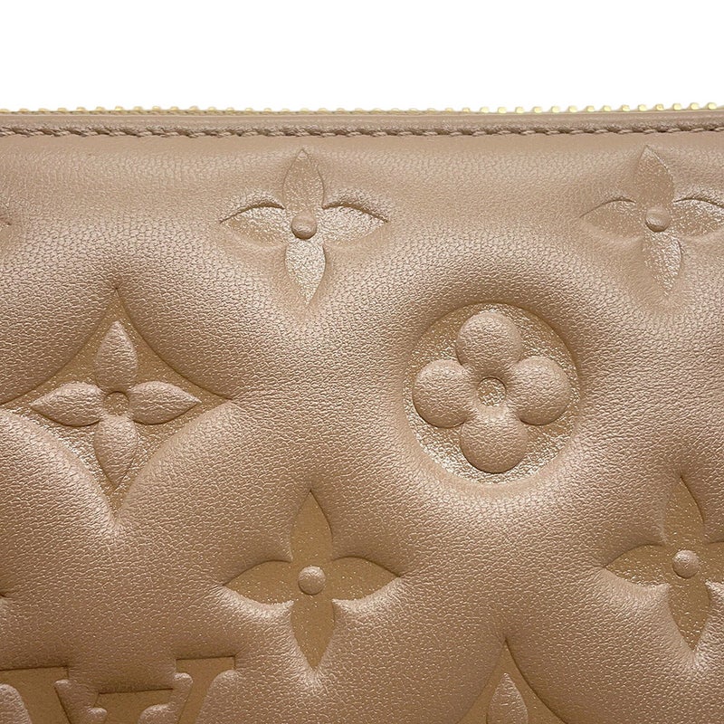 ルイヴィトン 長財布 モノグラム・ラムレザー ジッピー・ウォレット M81511 LOUIS VUITTON グレージュ
