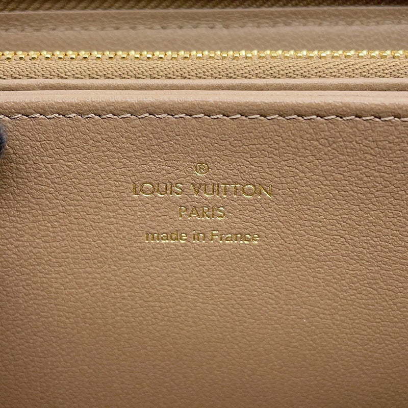 ルイヴィトン 長財布 モノグラム・ラムレザー ジッピー・ウォレット M81511 LOUIS VUITTON グレージュ
