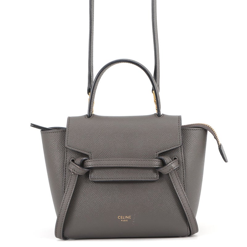 セリーヌ ハンドバッグ ベルトバッグ ナノ レザー 189003 CELINE 2wayショルダーバッグ