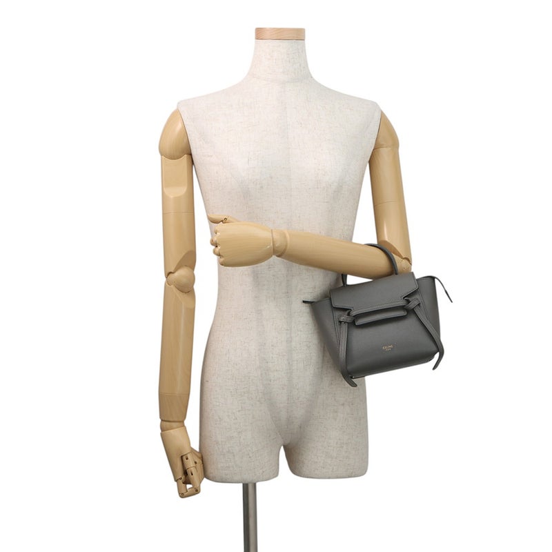 セリーヌ ハンドバッグ ベルトバッグ ナノ レザー 189003 CELINE 2wayショルダーバッグ