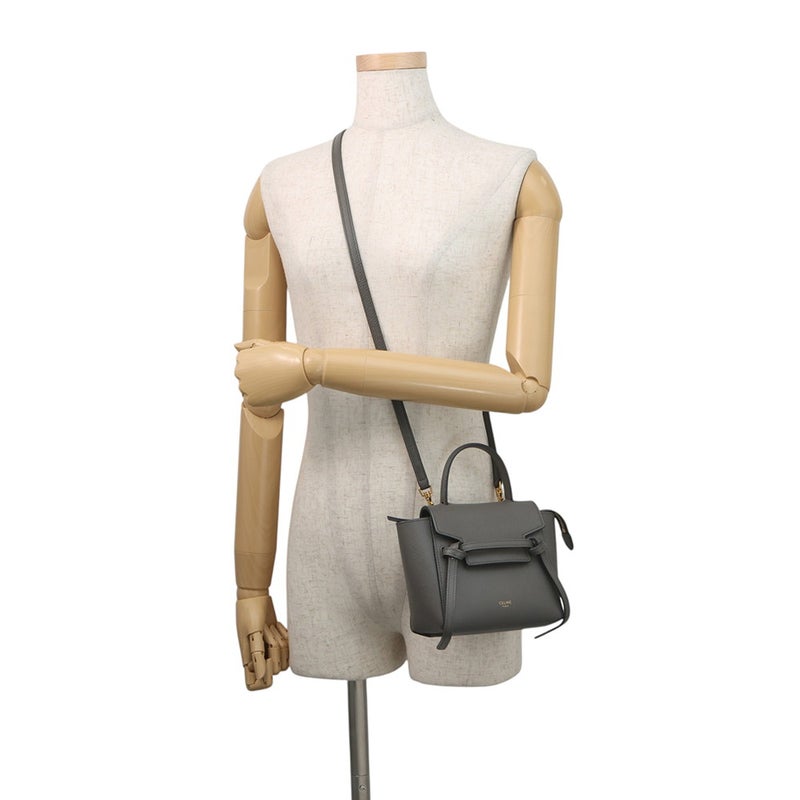 セリーヌ ハンドバッグ ベルトバッグ ナノ レザー 189003 CELINE 2wayショルダーバッグ