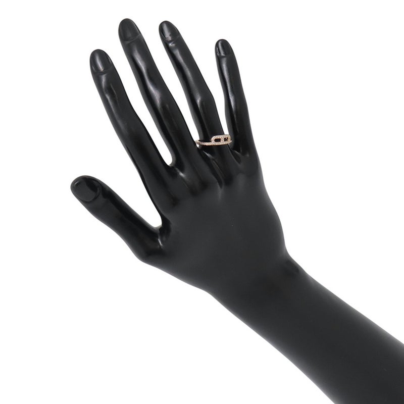 エルメス リング リンク・ドゥ・エルメス ダイヤモンド 52P 計0.22ct K18PGピンクゴールド リングサイズ50 ジュエリー 指輪