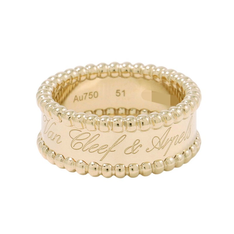 ヴァンクリーフ&アーペル リング ペルレ シニアチュール リング K18YG リングサイズ51 VCARO3Y600 Van Cleef & Arpels