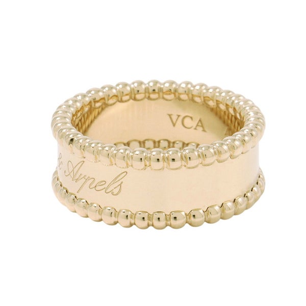 ヴァンクリーフ&アーペル リング ペルレ シニアチュール リング K18YG リングサイズ51 VCARO3Y600 Van Cleef & Arpels
