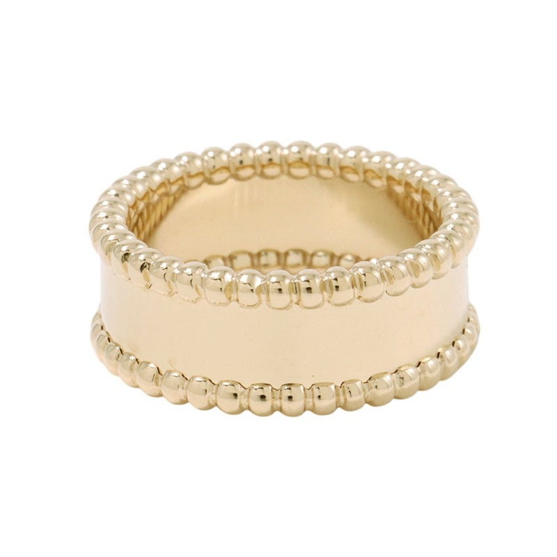 ヴァンクリーフ&アーペル リング ペルレ シニアチュール リング K18YG リングサイズ51 VCARO3Y600 Van Cleef & Arpels