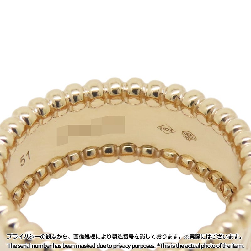ヴァンクリーフ&アーペル リング ペルレ シニアチュール リング K18YG リングサイズ51 VCARO3Y600 Van Cleef & Arpels