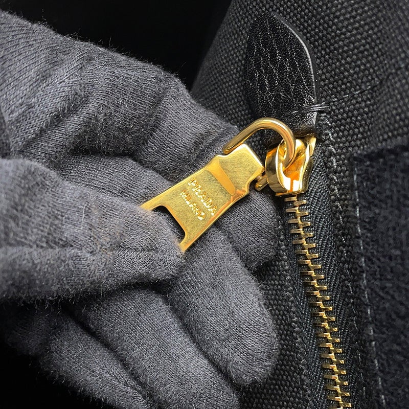 プラダ トートバッグ カナパ CANAPA キャンバス BN1872 PRADA 黒