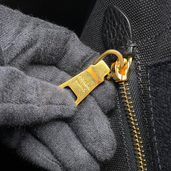 プラダ トートバッグ カナパ CANAPA キャンバス BN1872 PRADA 黒