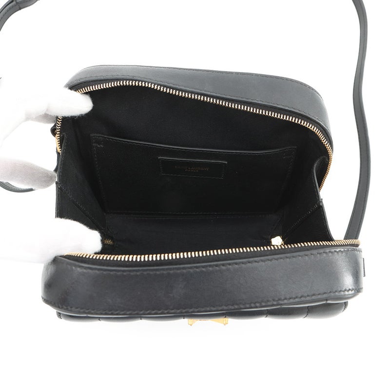 サンローランパリ ショルダーバッグ ヴィッキー カメラバッグ レザー 555052 SAINT LAURENT PARIS 黒