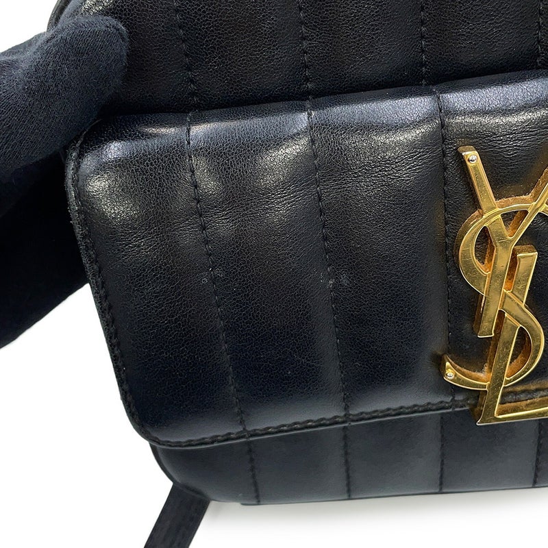 サンローランパリ ショルダーバッグ ヴィッキー カメラバッグ レザー 555052 SAINT LAURENT PARIS 黒