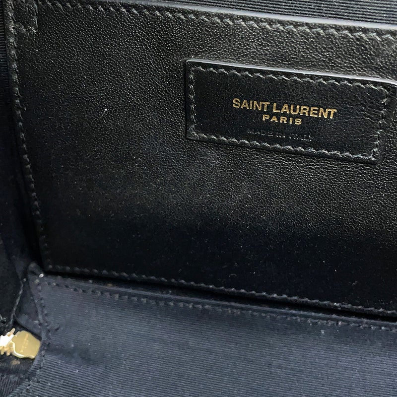 サンローランパリ ショルダーバッグ ヴィッキー カメラバッグ レザー 555052 SAINT LAURENT PARIS 黒