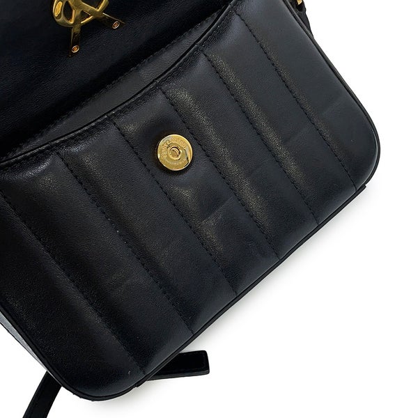 サンローランパリ ショルダーバッグ ヴィッキー カメラバッグ レザー 555052 SAINT LAURENT PARIS 黒