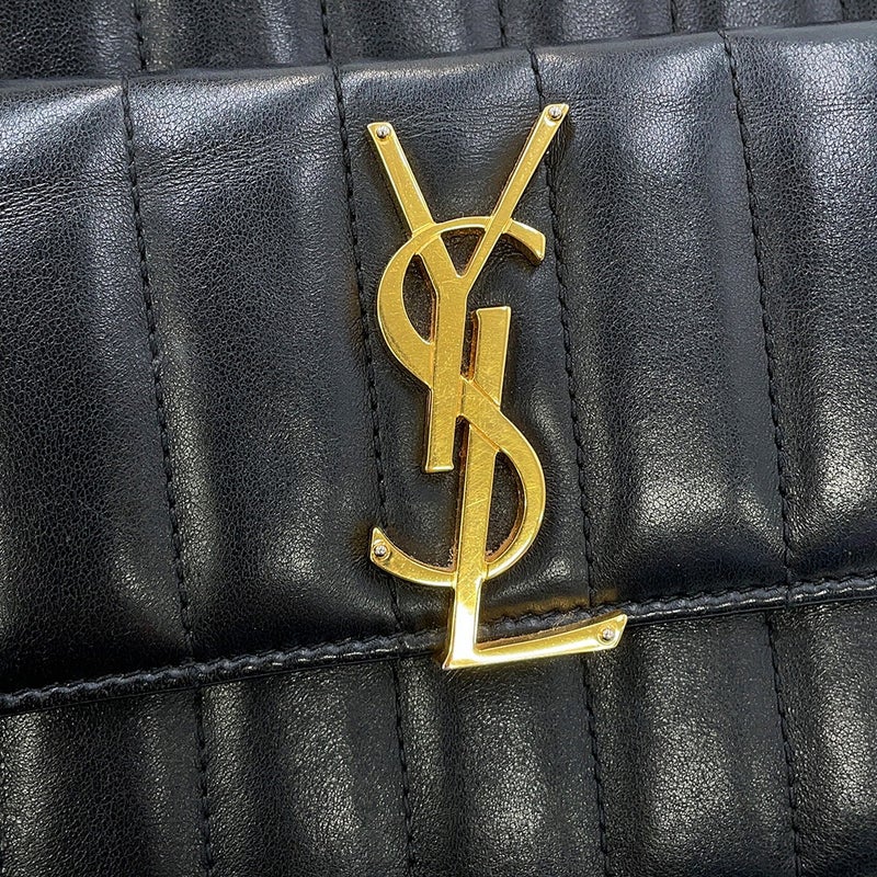 サンローランパリ ショルダーバッグ ヴィッキー カメラバッグ レザー 555052 SAINT LAURENT PARIS 黒