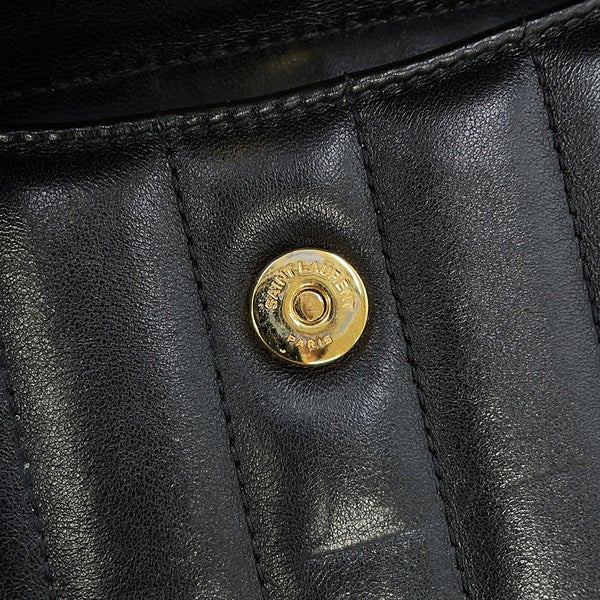 サンローランパリ ショルダーバッグ ヴィッキー カメラバッグ レザー 555052 SAINT LAURENT PARIS 黒