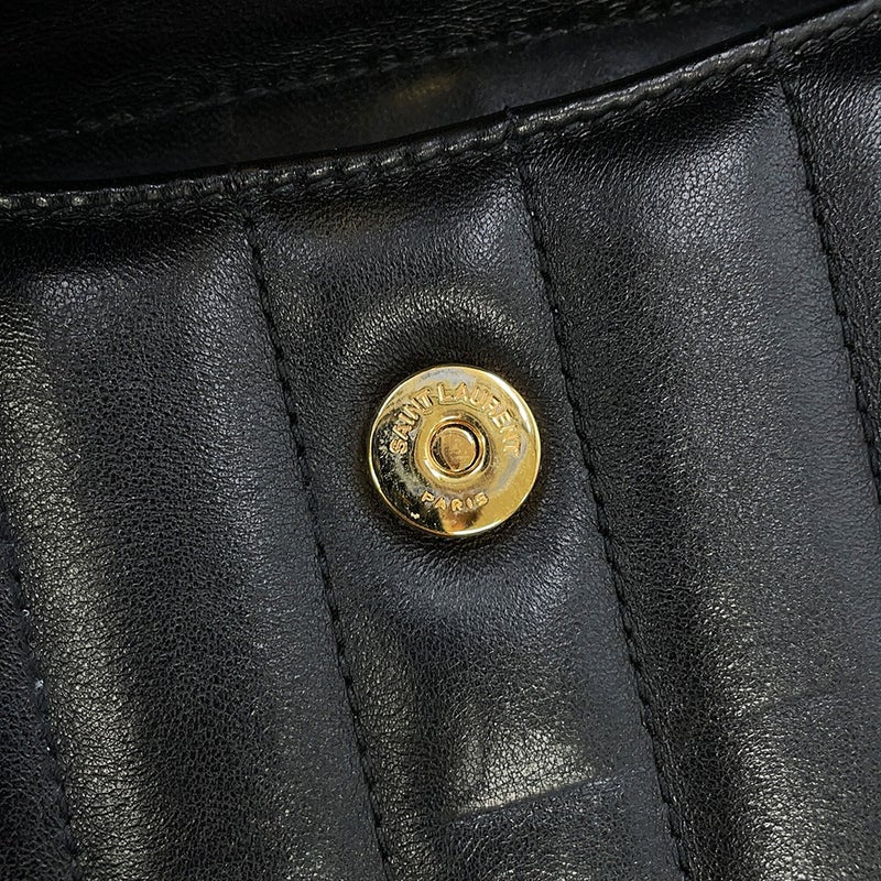 サンローランパリ ショルダーバッグ ヴィッキー カメラバッグ レザー 555052 SAINT LAURENT PARIS 黒