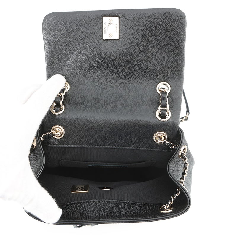 シャネル リュック マトラッセ ココマーク キャビアスキン AS3787 CHANEL バックパック バッグ 黒