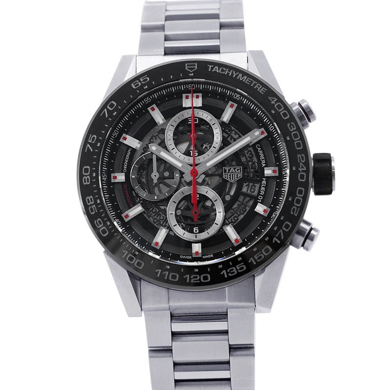 タグホイヤー カレラ クロノグラフ CAR2A1W.BA0703 TAG Heuer 腕時計 黒文字盤