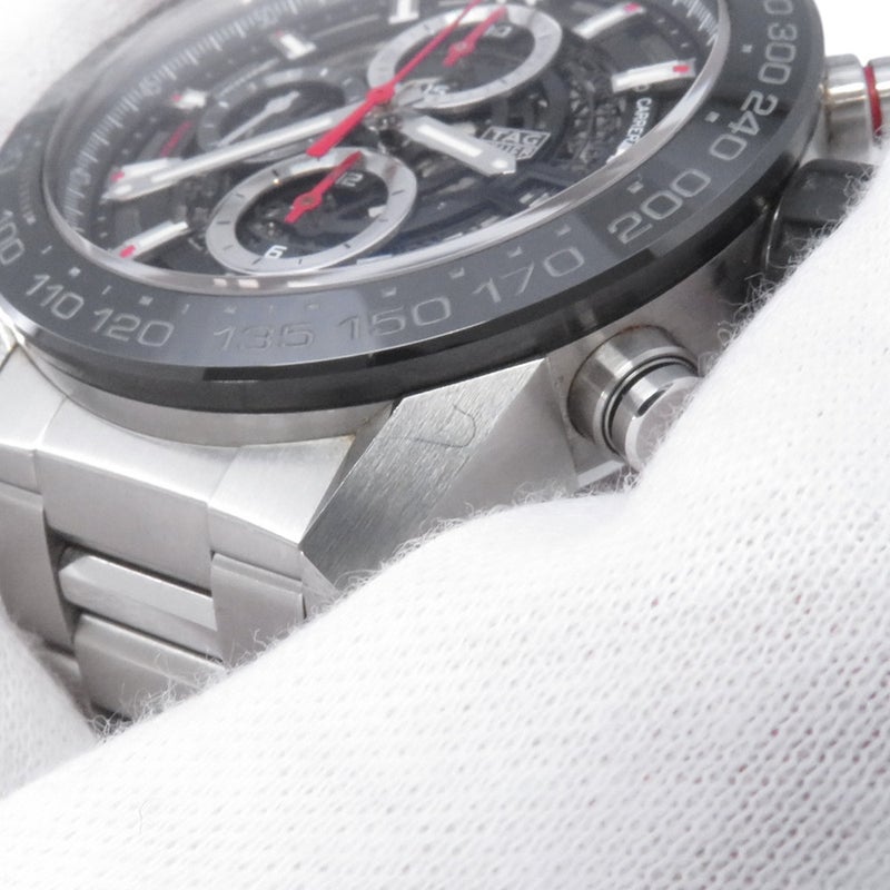 タグホイヤー カレラ クロノグラフ CAR2A1W.BA0703 TAG Heuer 腕時計 黒文字盤