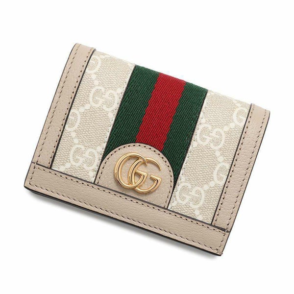グッチ 二つ折り財布 GGスプリーム オフィディア カードケースウォレット 523155 GUCCI 財布 コンパクトウォレット