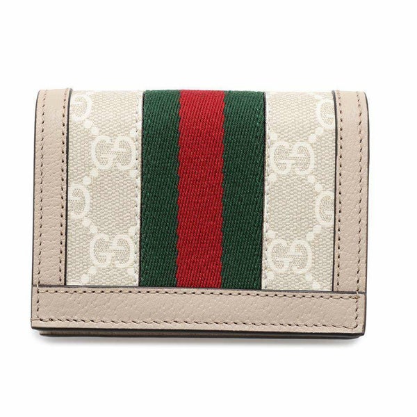 グッチ 二つ折り財布 GGスプリーム オフィディア カードケースウォレット 523155 GUCCI 財布 コンパクトウォレット