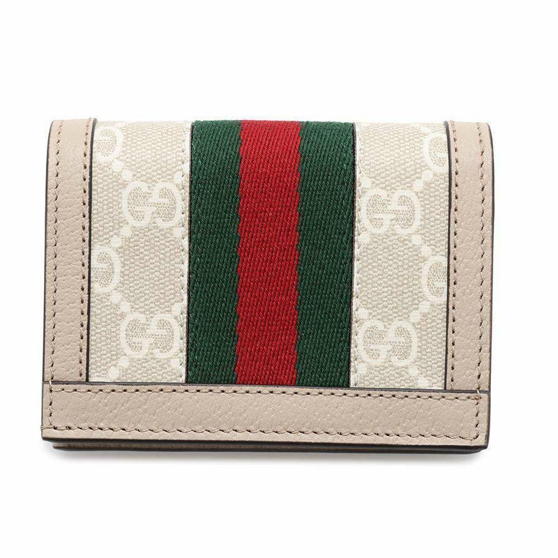 グッチ 二つ折り財布 GGスプリーム オフィディア カードケースウォレット 523155 GUCCI 財布 コンパクトウォレット