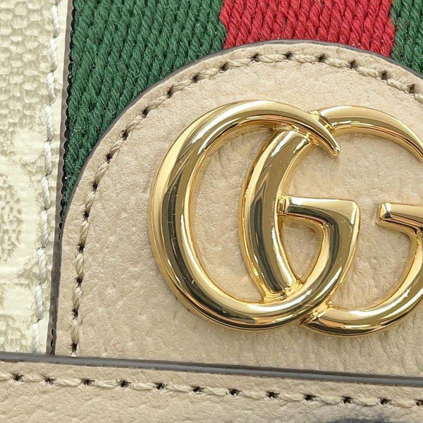 グッチ 二つ折り財布 GGスプリーム オフィディア カードケースウォレット 523155 GUCCI 財布 コンパクトウォレット