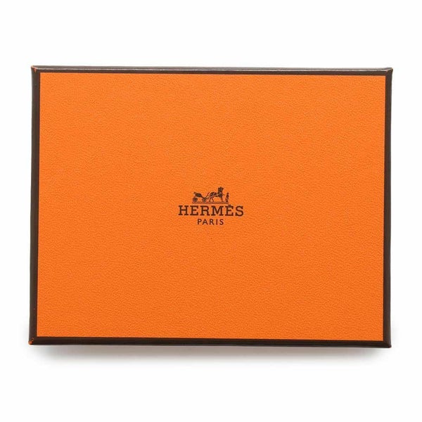 エルメス キーホルダー カルメン エトゥープ/シルバー金具 ラムスキン W刻印