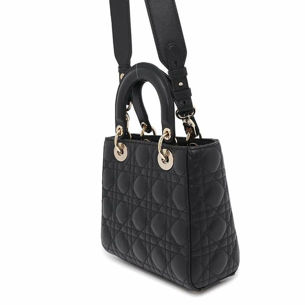 クリスチャン・ディオール ハンドバッグ Lady Dior My ABCDior スモール M0538ONGE_M900 ショルダーバッグ 黒