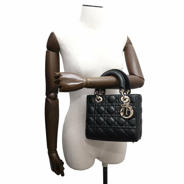 クリスチャン・ディオール ハンドバッグ Lady Dior My ABCDior スモール M0538ONGE_M900 ショルダーバッグ 黒