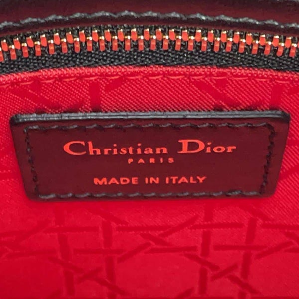 クリスチャン・ディオール ハンドバッグ Lady Dior My ABCDior スモール M0538ONGE_M900 ショルダーバッグ 黒