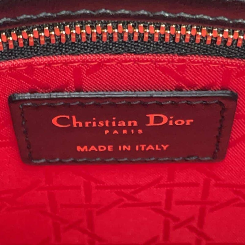 クリスチャン・ディオール ハンドバッグ Lady Dior My ABCDior スモール M0538ONGE_M900 ショルダーバッグ 黒