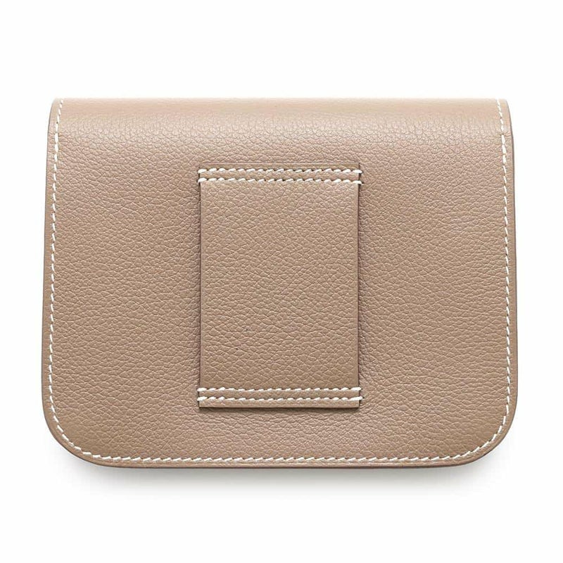 エルメス 財布 コンスタンス スリム エトゥープ/ゴールド金具 エバーカラー W刻印 HERMES 財布