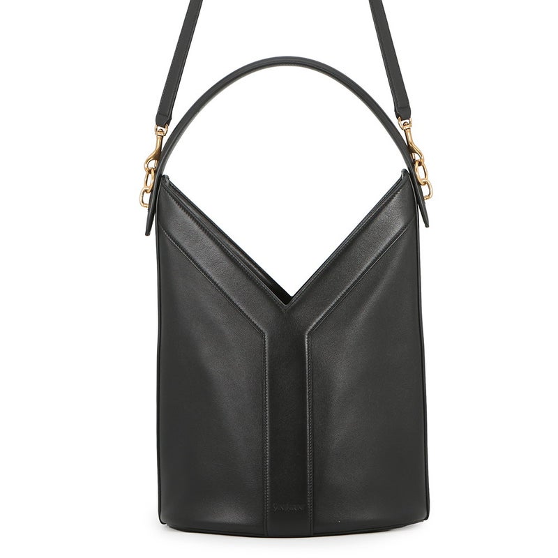 サンローランパリ ショルダーバッグ Y トップハンドル バケットバッグ 840891 SAINT LAURENT PARIS 黒