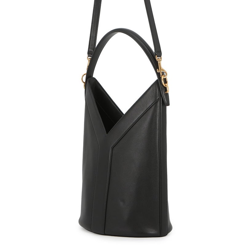 サンローランパリ ショルダーバッグ Y トップハンドル バケットバッグ 840891 SAINT LAURENT PARIS 黒