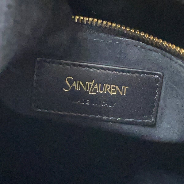 サンローランパリ ショルダーバッグ Y トップハンドル バケットバッグ 840891 SAINT LAURENT PARIS 黒