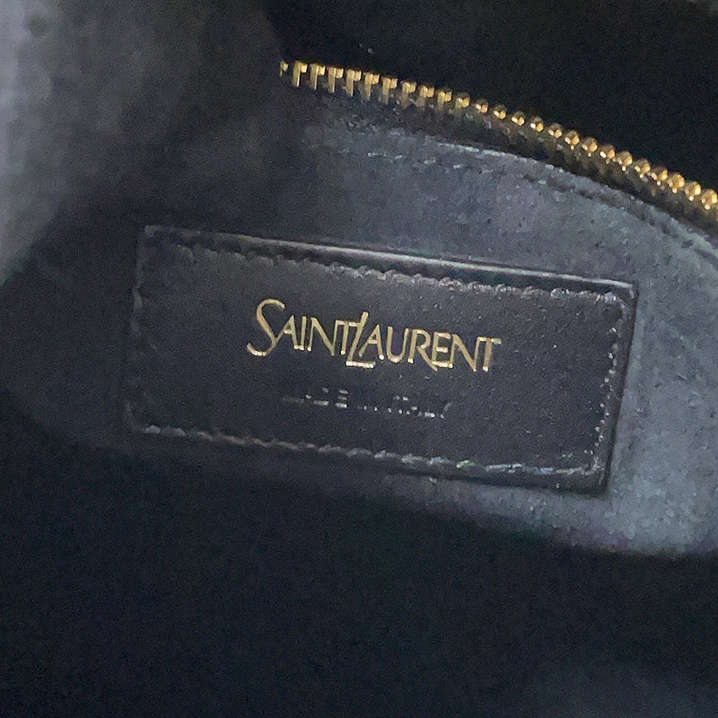 サンローランパリ ショルダーバッグ Y トップハンドル バケットバッグ 840891 SAINT LAURENT PARIS 黒