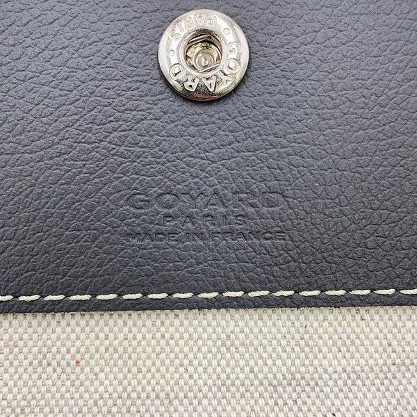 ゴヤール トートバッグ サンルイPM クリップ付 PVC/レザー STLCROPMLTY51CL51P GOYARD ポーチ付き