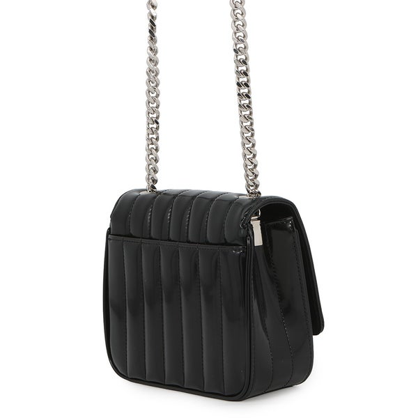 サンローランパリ チェーンショルダーバッグ ヴィッキー スモール パテントレザー 538439 SAINT LAURENT PARIS 黒