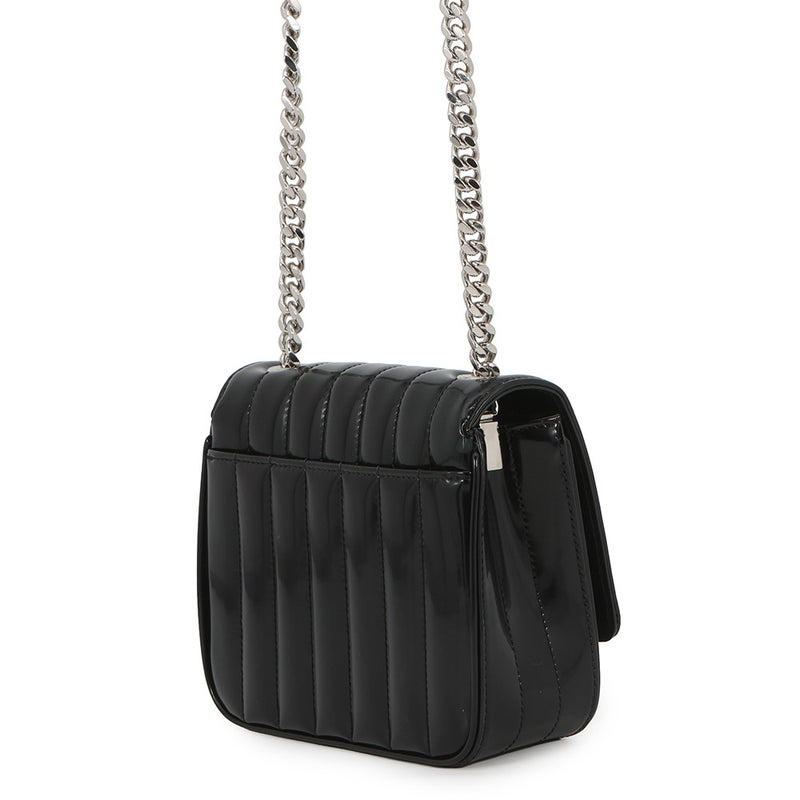 サンローランパリ チェーンショルダーバッグ ヴィッキー スモール パテントレザー 538439 SAINT LAURENT PARIS 黒