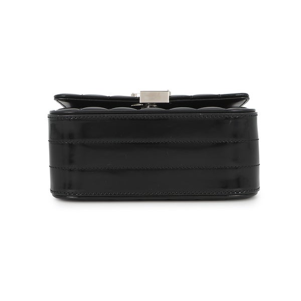 サンローランパリ チェーンショルダーバッグ ヴィッキー スモール パテントレザー 538439 SAINT LAURENT PARIS 黒
